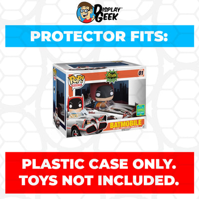Pop Protector for Batmobile Chrome SDCC #01 Funko Pop Rides on The Protector Guide App by Display Geek