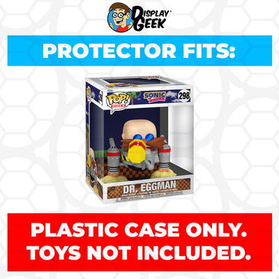 Pop Protector for Sonic the Hedgehog Dr. Eggman #298 Funko Pop Rides on The Protector Guide App by Display Geek