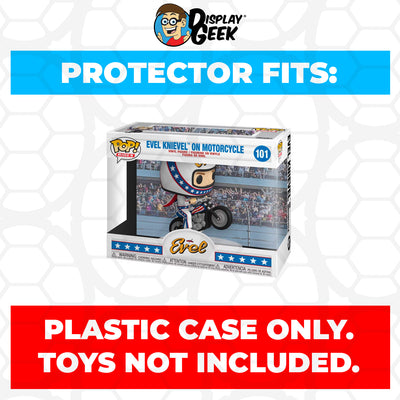 Pop Protector for Evel Knievel on Motorcycle #101 Funko Pop Rides on The Protector Guide App by Display Geek