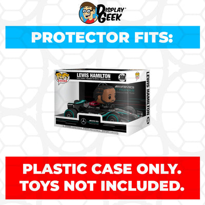 Pop Protector for Formula 1 Lewis Hamilton #308 Funko Pop Rides on The Protector Guide App by Display Geek