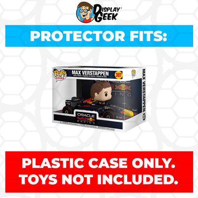 Pop Protector for Formula 1 Max Verstappen #307 Funko Pop Rides on The Protector Guide App by Display Geek