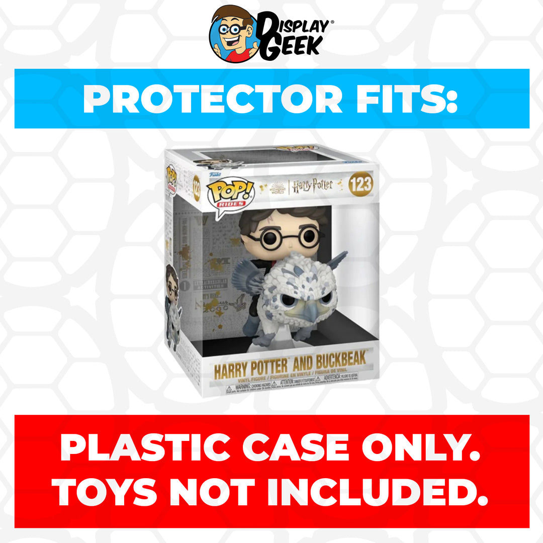 Pop Protector for Harry Potter and Buckbeak #123 Funko Pop Rides Deluxe -  0.60mm Thick UV and Scratch Resistant Shield - Available on The Protector  Guide App by Display Geek– Display Geek, Inc.