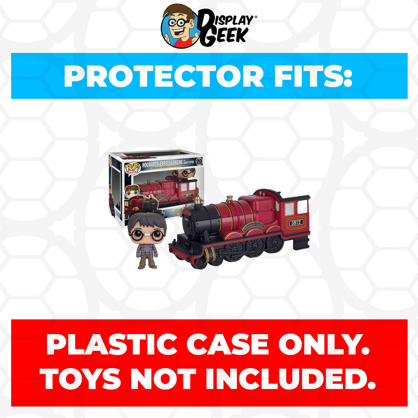 Pop Protector for Hogwarts Express with Harry Potter #20 Funko Pop Rides on The Protector Guide App by Display Geek