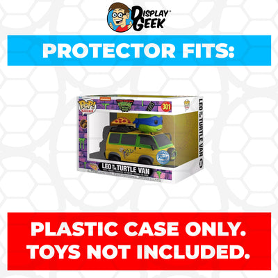 Pop Protector for Leo in the Turtle Van #301 TMNT Funko Pop Rides on The Protector Guide App by Display Geek