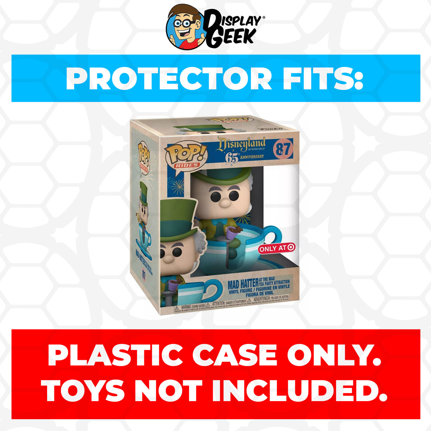 Pop Protector for Mad Hatter at the Mad Tea Party Attraction #87 Funko Pop Rides on The Protector Guide App by Display Geek