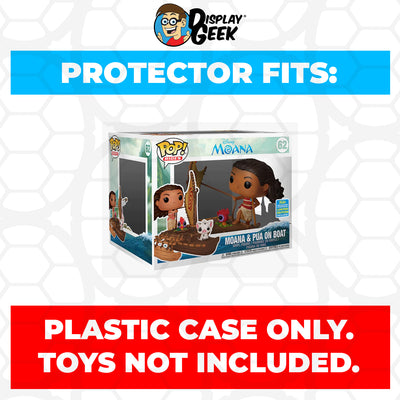 Pop Protector for Moana & Pua on Boat SDCC #62 Funko Pop Rides on The Protector Guide App by Display Geek