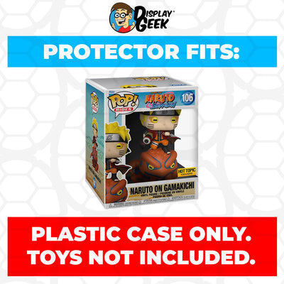 Pop Protector for Naruto on Gamakichi #106 Funko Pop Rides on The Protector Guide App by Display Geek