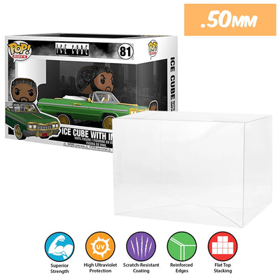 81 ice cube with impala pop rides best funko pop protectors thick strong uv scratch flat top stack vinyl display geek plastic shield vaulted eco armor fits collect protect display case kollector protector