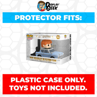 Pop Protector for Ron Weasley in Flying Car #112 Funko Pop Rides on The Protector Guide App by Display Geek