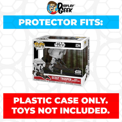 Pop Protector for Scout Trooper with Speeder Bike #234 Funko Pop Rides on The Protector Guide App by Display Geek