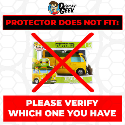 Pop Protector for Leo in the Turtle Van #301 TMNT Funko Pop Rides on The Protector Guide App by Display Geek