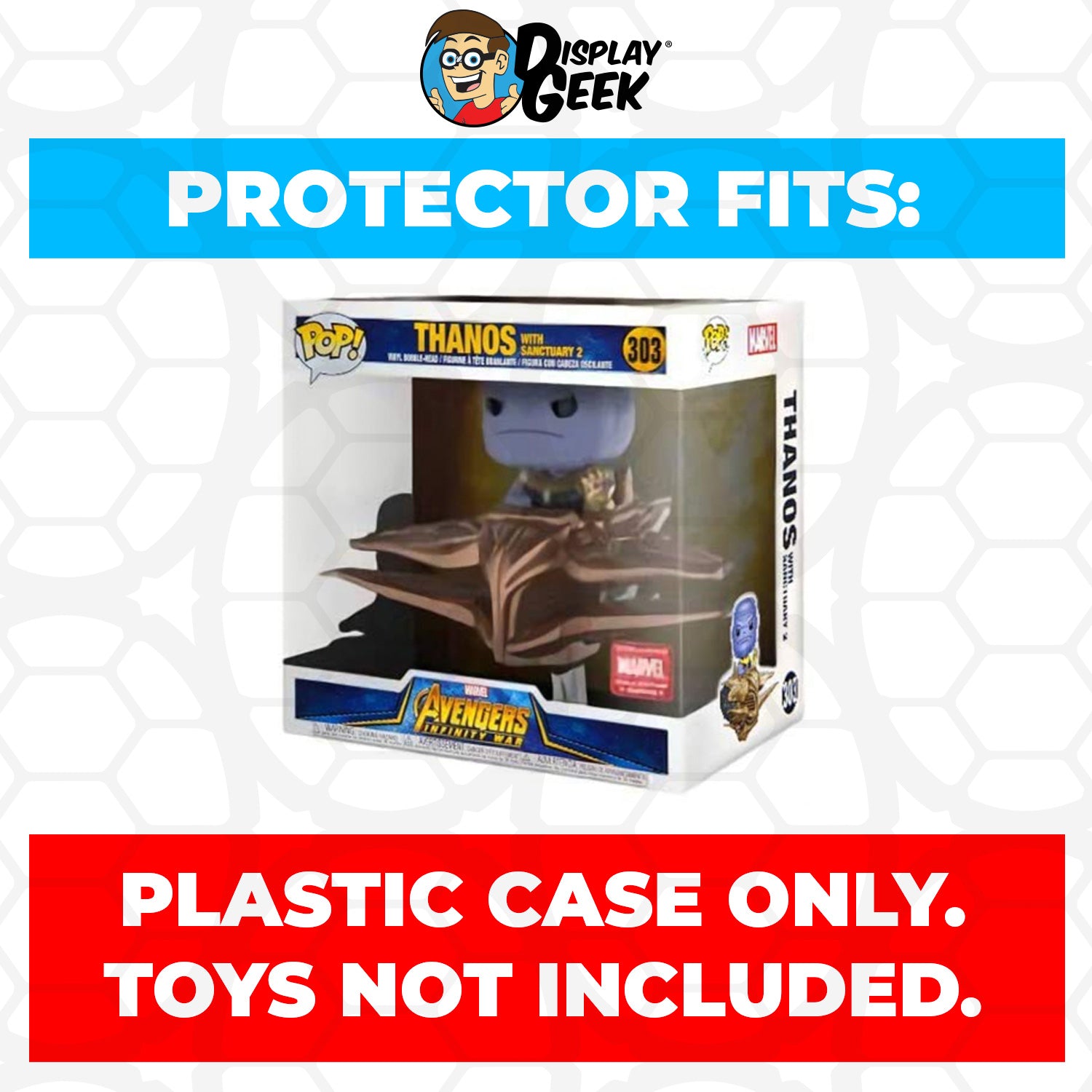 Pop Protector for Thanos With Sanctuary #303 Funko Pop Rides