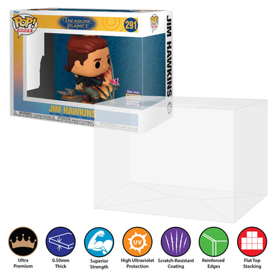 Treasure Planet Jim Hawkins 291 pop rides best funko pop protectors thick strong uv scratch flat top stack vinyl display geek plastic shield vaulted eco armor fits collect protect display case kollector protector