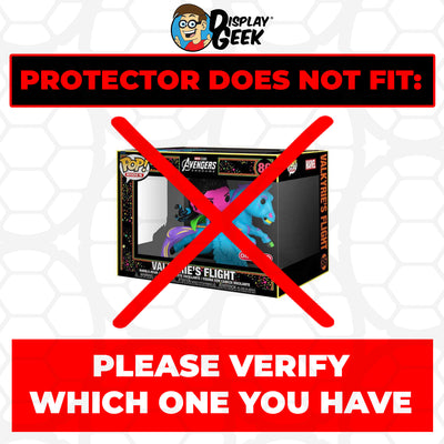 Pop Protector for Valkyrie's Ride #86 Funko Pop Rides on The Protector Guide App by Display Geek and Kollector Protector - 0.60mm Thick UV Resistant Funko Pop Shield Protectors - The Best Quality Ultra Premium, Superior Strength, High Ultraviolet Protection, Scratch Resistant Coating, Reinforced Edges, Flat Top Stacking