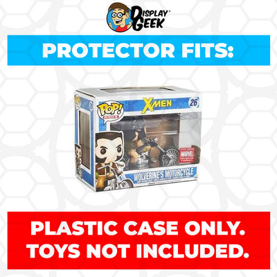 Pop Protector for Wolverine's Motorcycle #26 Funko Pop Rides on The Protector Guide App by Display Geek