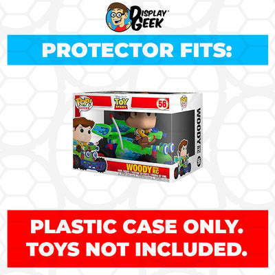 Pop Protector for Woody with RC #56 Funko Pop Rides on The Protector Guide App by Display Geek