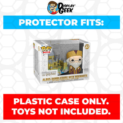 Pop Protector for Albus Dumbledore with Hogwarts #27 Funko Pop Town on The Protector Guide App by Display Geek