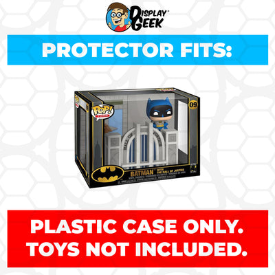 Pop Protector for Batman with the Hall of Justice #09 Funko Pop Town on The Protector Guide App by Display Geek