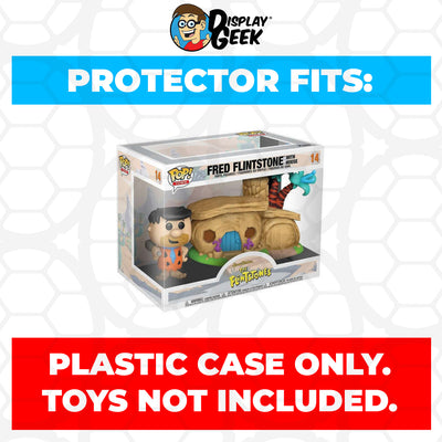 Pop Protector for Fred Flintstone with Home #14 Funko Pop Town on The Protector Guide App by Display Geek