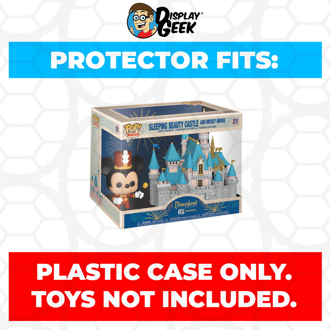Pop Protector for Sleeping Beauty Castle and Mickey Mouse #21 Funko Pop Town on The Protector Guide App by Display Geek