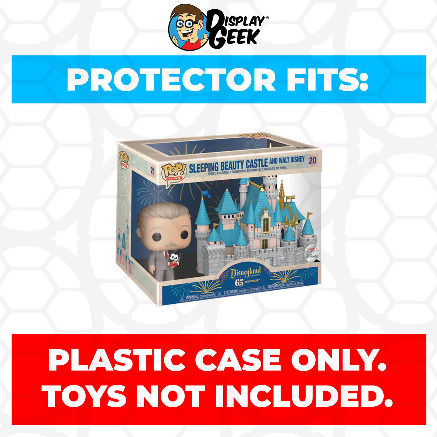 Pop Protector for Sleeping Beauty Castle and Walt Disney #20 Funko Pop Town on The Protector Guide App by Display Geek