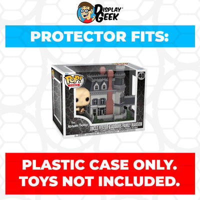 Pop Protector for Uncle Fester & Addams Family Mansion #40 Funko Pop Town on The Protector Guide App by Display Geek