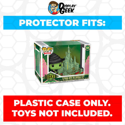 Pop Protector for Wicked Elphaba with the Emerald City #44 Funko Pop Town on The Protector Guide App by Display Geek