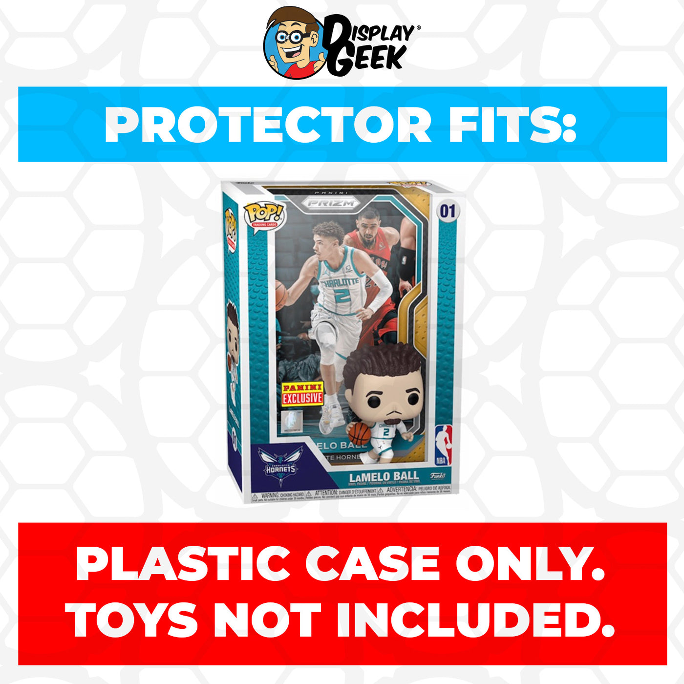 Pop Protector for LaMelo Ball Charlotte Hornets #01 Funko Trading Cards on The Protector Guide App by Display Geek