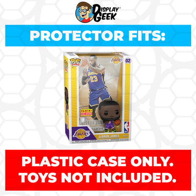 Pop Protector for LeBron James Los Angeles Lakers #02 Funko Trading Cards on The Protector Guide App by Display Geek