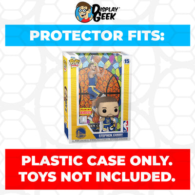 Pop Protector for Stephen Curry Golden State Warriors #15 Funko Trading Cards on The Protector Guide App by Display Geek