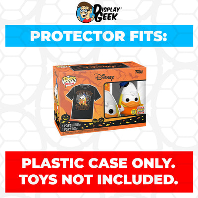 Pop Protector for Pop & Tee Donald Duck Halloween Costume Glow #1220 Funko Box on The Protector Guide App by Display Geek
