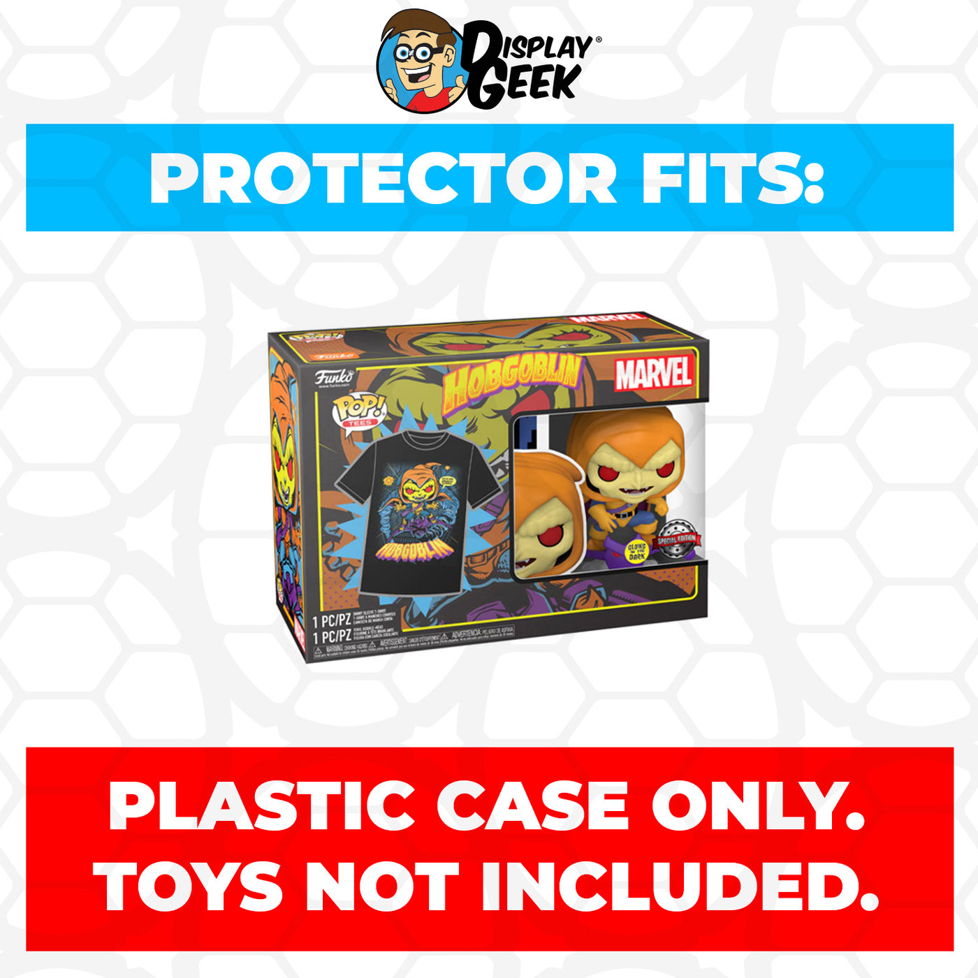 Pop Protector for Pop & Tee Hobgoblin Glow #959 Funko Box on The Protector Guide App by Display Geek