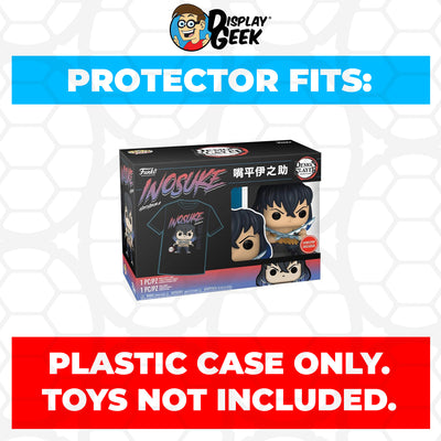 Pop Protector for Pop & Tee Inosuke Hashibira Unmasked #1057 Funko Box on The Protector Guide App by Display Geek