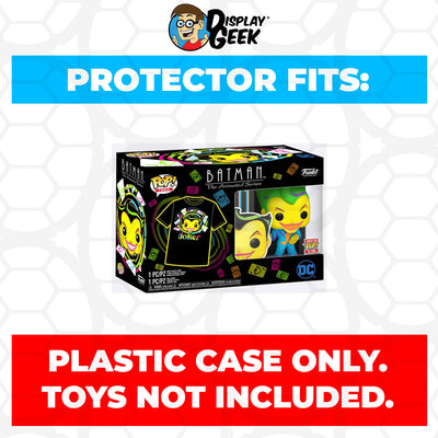 Pop Protector for Pop & Tee The Joker Blacklight #370 Funko Box on The Protector Guide App by Display Geek