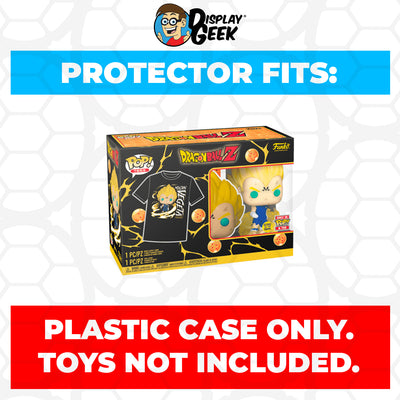 Pop Protector for Pop & Tee Majin Vegeta Glow #862 Funko Box on The Protector Guide App by Display Geek