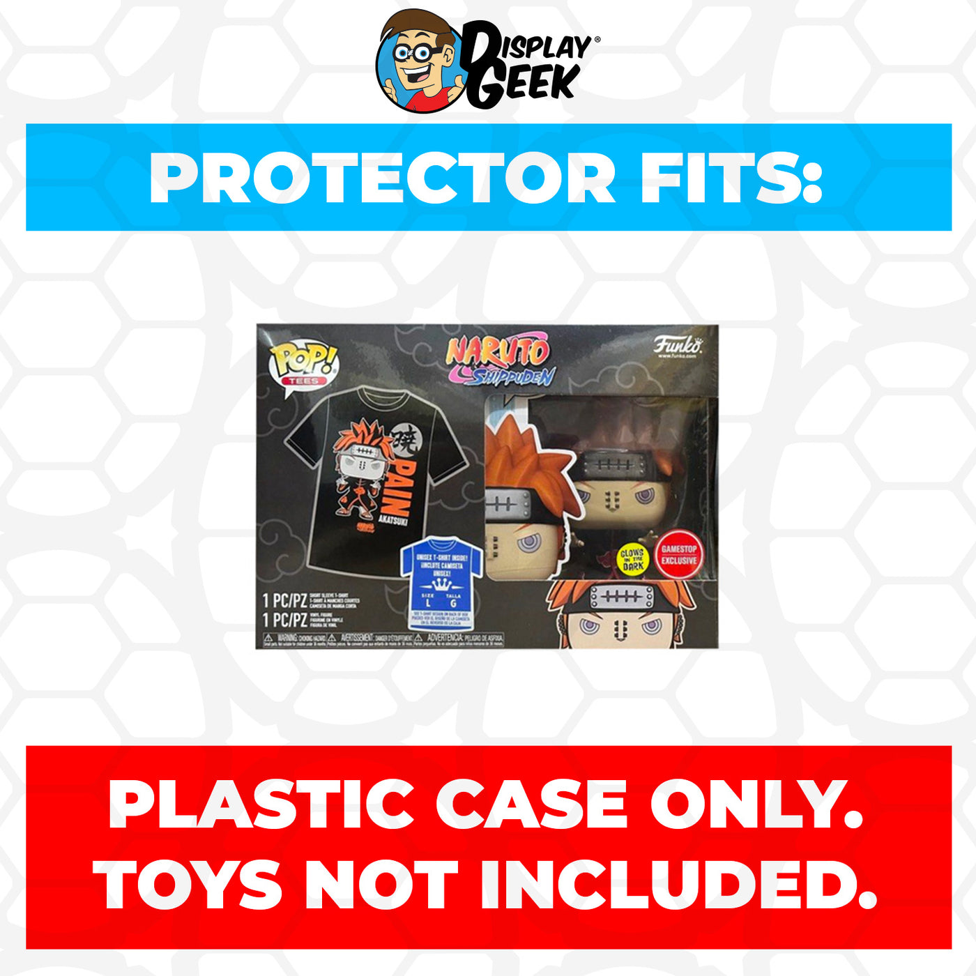 Pop Protector for Pop & Tee Pain Akatsuki Glow #934 Funko Box on The Protector Guide App by Display Geek