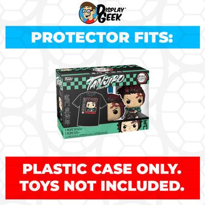 Pop Protector for Pop & Tee Demon Slayer Tanjiro Kamado Sword #867 Funko Box on The Protector Guide App by Display Geek