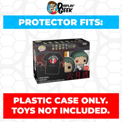 Pop Protector for Pop & Tee Toru Mutsuki #1154 Funko Box on The Protector Guide App by Display Geek