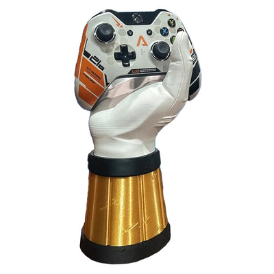 Power Ranger White Hand - Game Controller & Headphone Holder (3D Printed)