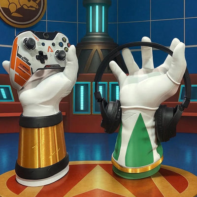 Power Ranger Hand - Game Controller & Headphone Holder (3D Printed)