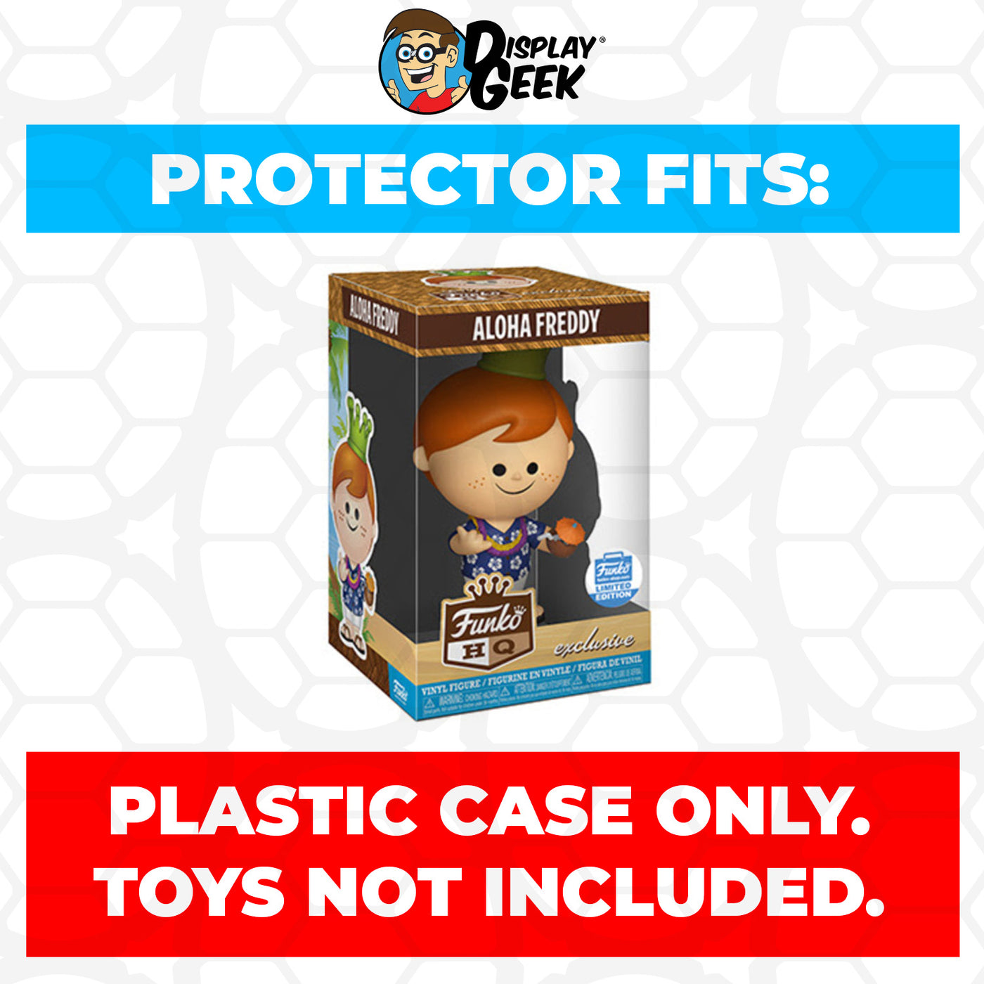 Pop Protector for Freddy Funko Aloha Freddy on The Protector Guide App by Display Geek