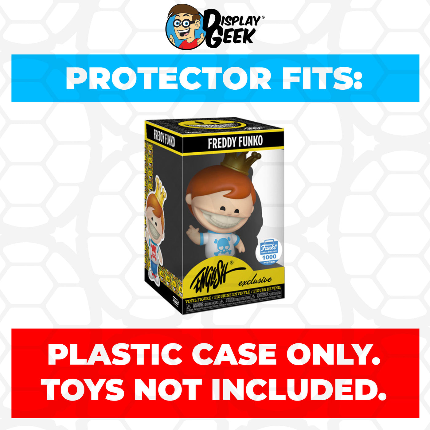 Pop Protector for Freddy Funko Ron English White Shirt LE 1000 on The Protector Guide App by Display Geek