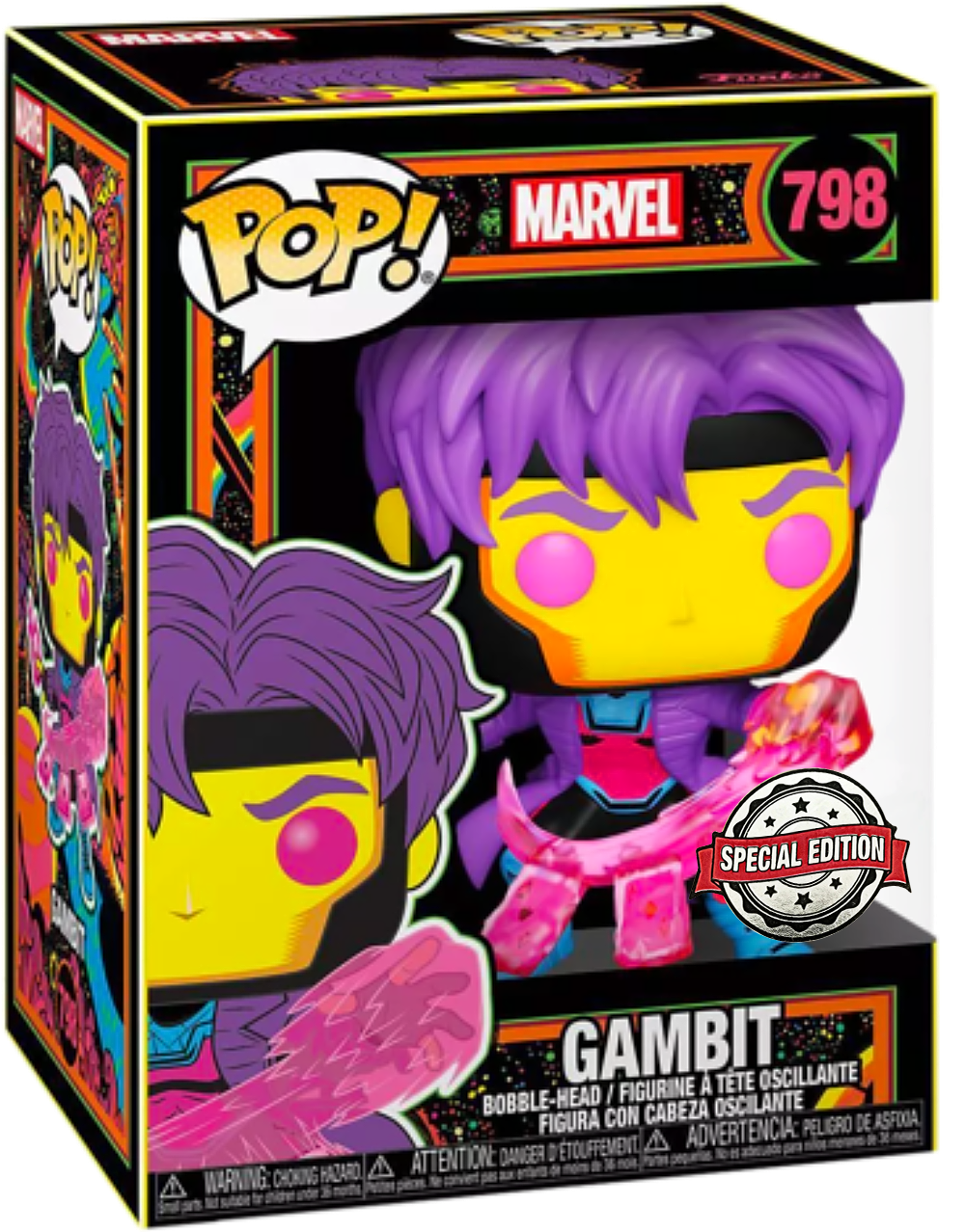 POP! Marvel: 798 Gambit (BL) Exclusive