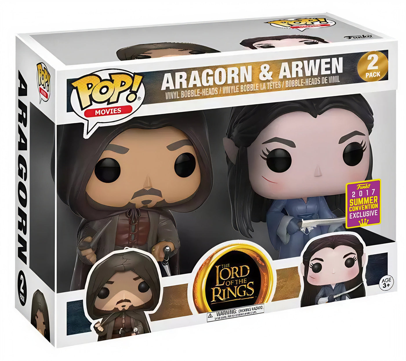 POP! Movies: LOTR, Aragorn and Arwen (2-PK) Exclusive