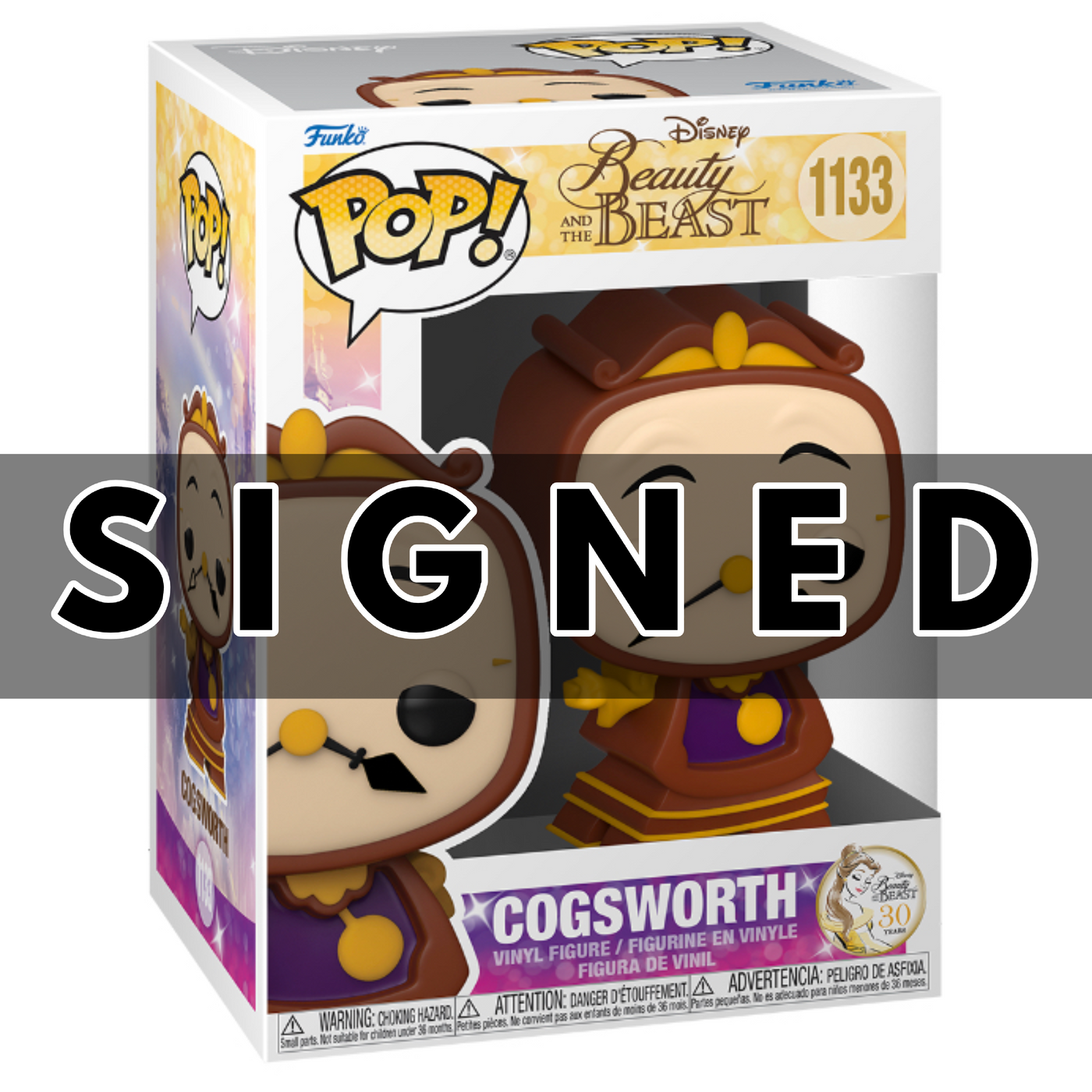 POP! Disney: 1133 Beauty And The Beast, Cogsworth