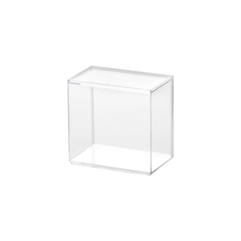 INDIVIDUAL - Transparent Display Case for Blind Box Figures with Card Holder (Plastic)