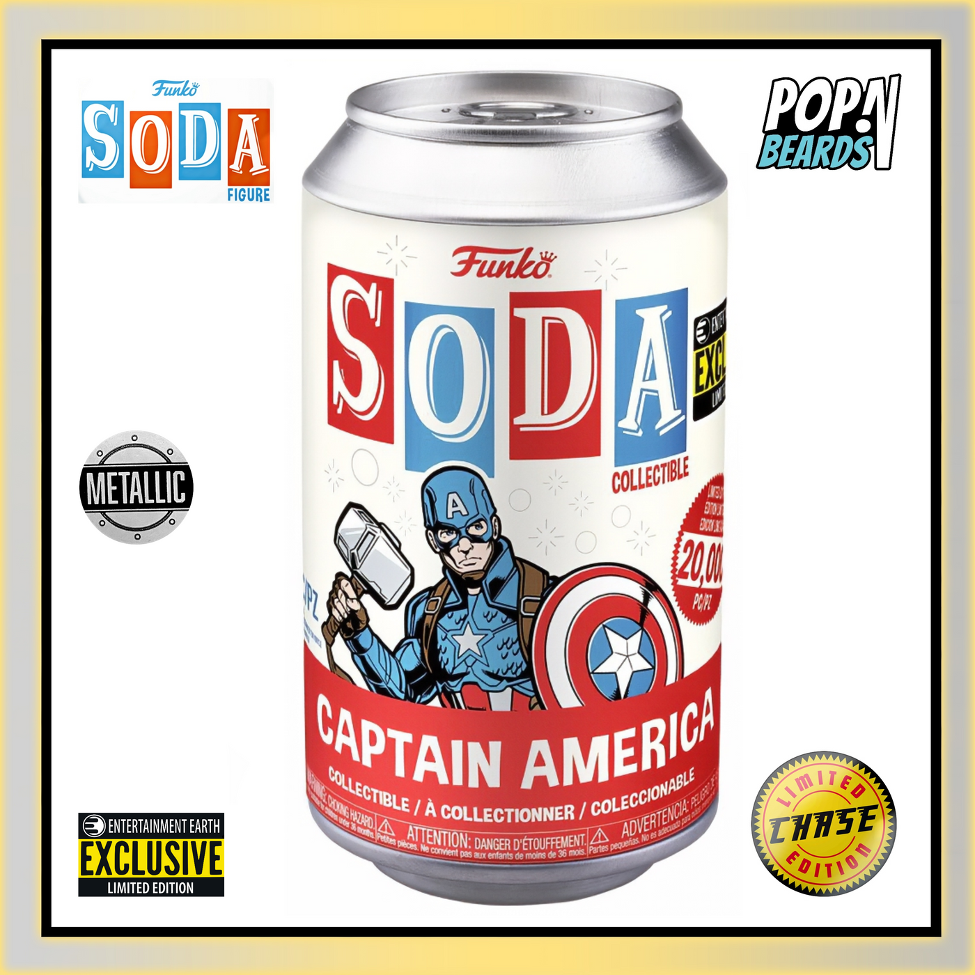 Vinyl Soda: Marvel (Endgame), CPT America