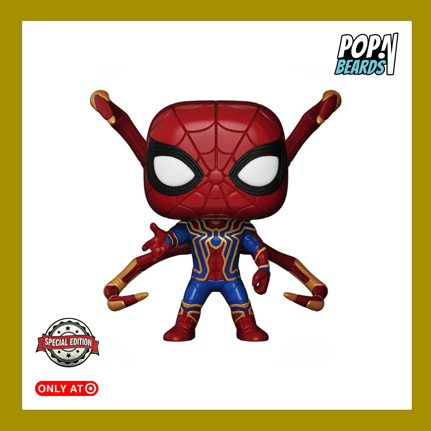 POP! Marvel: 300 Avengers Infinity War, Iron Spider with Legs (MT) Exclusive