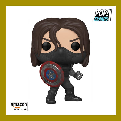 POP! Marvel: 838 CPT America, Winter Soldier Exclusive