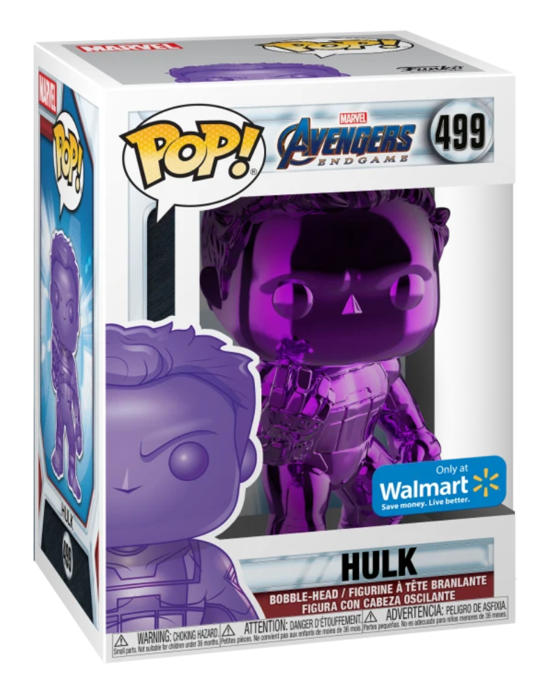 POP! Marvel: 499 Avengers (Endgame), Hulk (Purple CRM) Exclusive